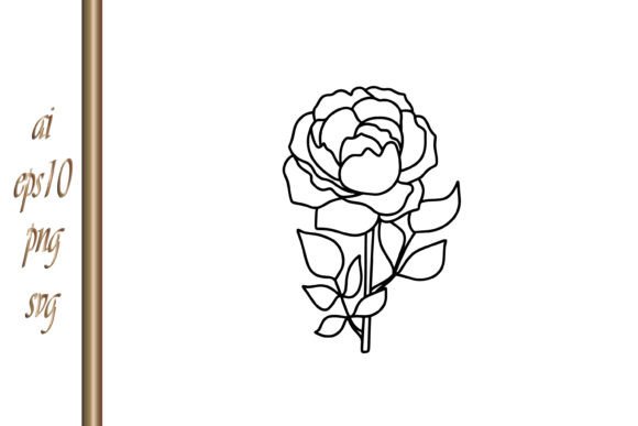 Download Doodle Rose Icon Line Art Flower Sketch - Flower Collection