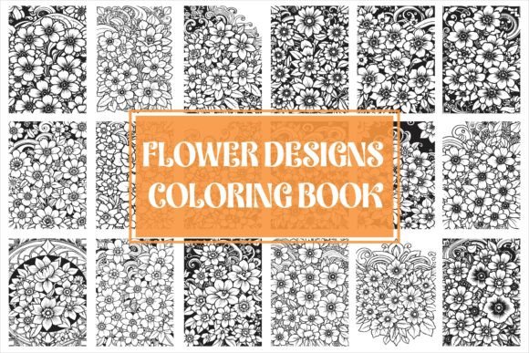 Download Beautiful Bold Flowers Coloring Page - Flower Collection
