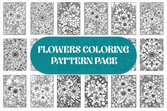 Download Flower Colouring Pages Gathering Beauty, - Flower Collection