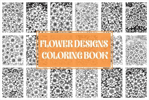 Download Beautiful Bold Flowers Coloring Page - Flower Collection