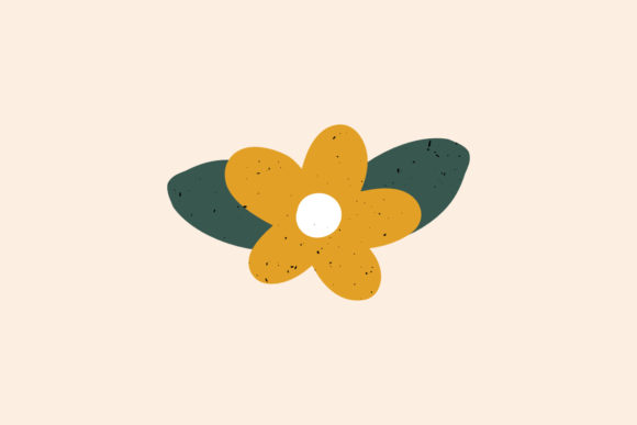 Download Abstract Flowers &amp; Leaves Modern Shapes - Flower Collection