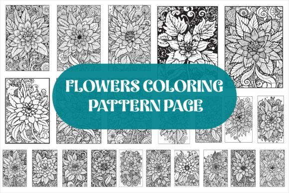 Download Flower Colouring Pages Gathering Beauty, - Flower Collection