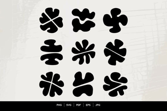 Download Retro Abstract Flower SVG Set - Flower Collection