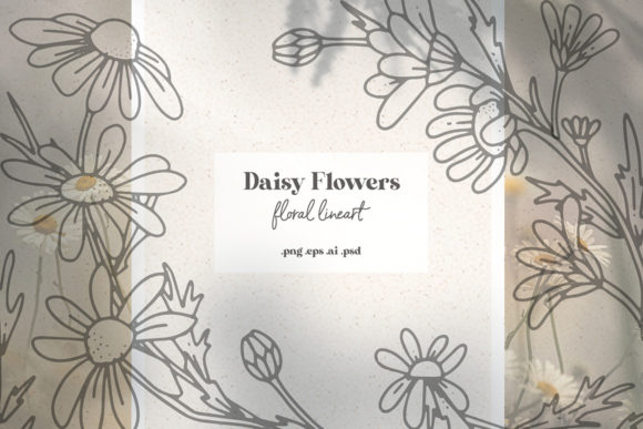 Download Daisy Flowers Floral Line Art - Flower Collection