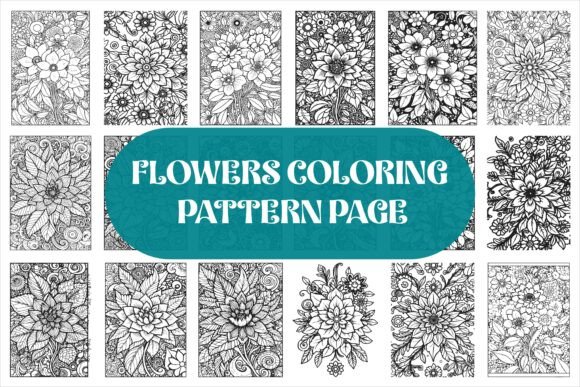 Download Flower Colouring Pages Gathering Beauty, - Flower Collection