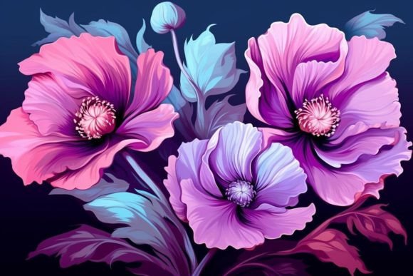 Download Blooming Flowers Artistic Backgrounds - Flower Collection