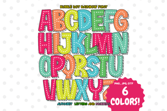 Download Bubble Dot Rainbow - Rainbow Collection
