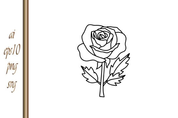 Download Doodle Rose Icon Line Art Flower Sketch - Flower Collection