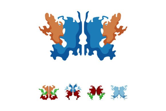Download Psychological Inkblot Test Concept with - Concept Collection